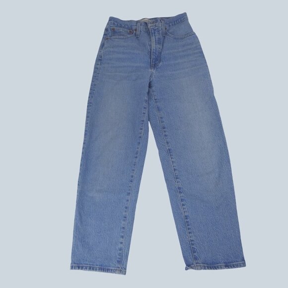 MADEWELL - Ballo0n Jeans in Light Wash Ankle Size 25 #1436 - Picture 1 of 9